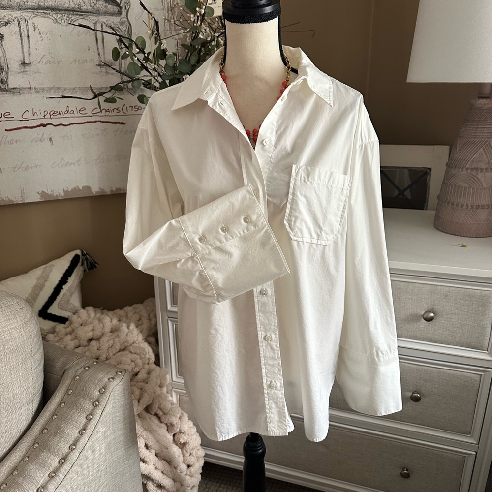 NWT | Sézane BILMA Shirt in Ecru - Picture 7 of 15